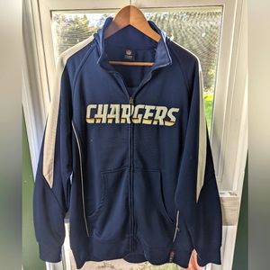 Men's NFL Chargers track jacket L